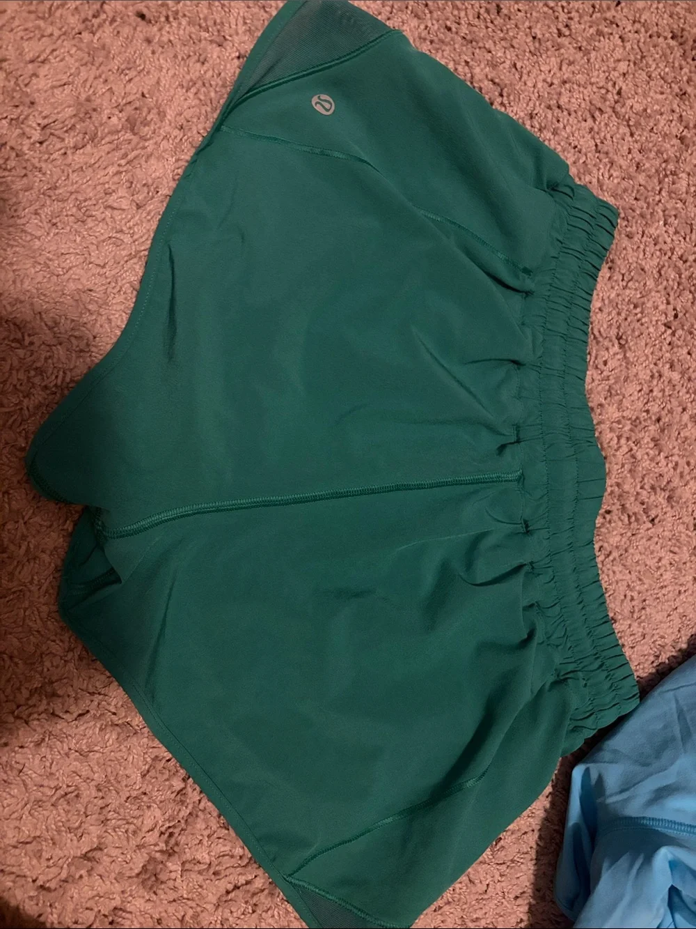 Lululemon dark Green Athletic Running Shorts